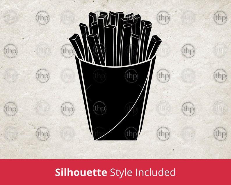 French Fries SVG - Fries Svg, Chips Svg, Fast Food Svg, French Fries ...