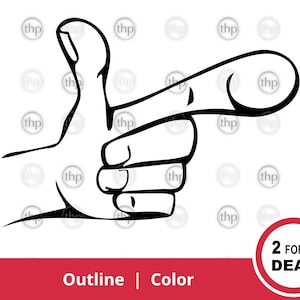 Finger Pointing SVG - Pointer Finger Svg, Pointing Hand Svg, Hand Sketch Svg, Pointing Svg, Finger Clipart, Finger Vector Cut File & EPS PNG