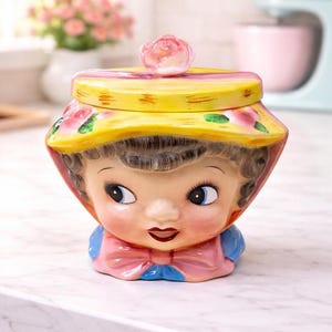 Lefton Miss Dainty Cookie Jar - Etsy