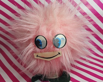 Créature duveteuse vintage « Hairy A Go Go » au visage lenticulaire