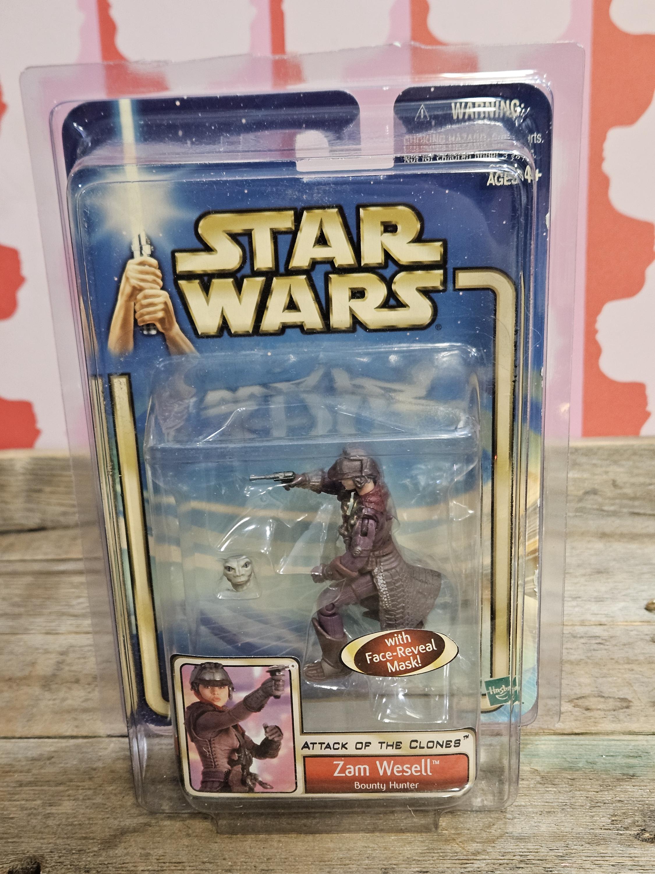 Vintage Zam Wesell Action Figure - Star Wars Attack of the Clones 
