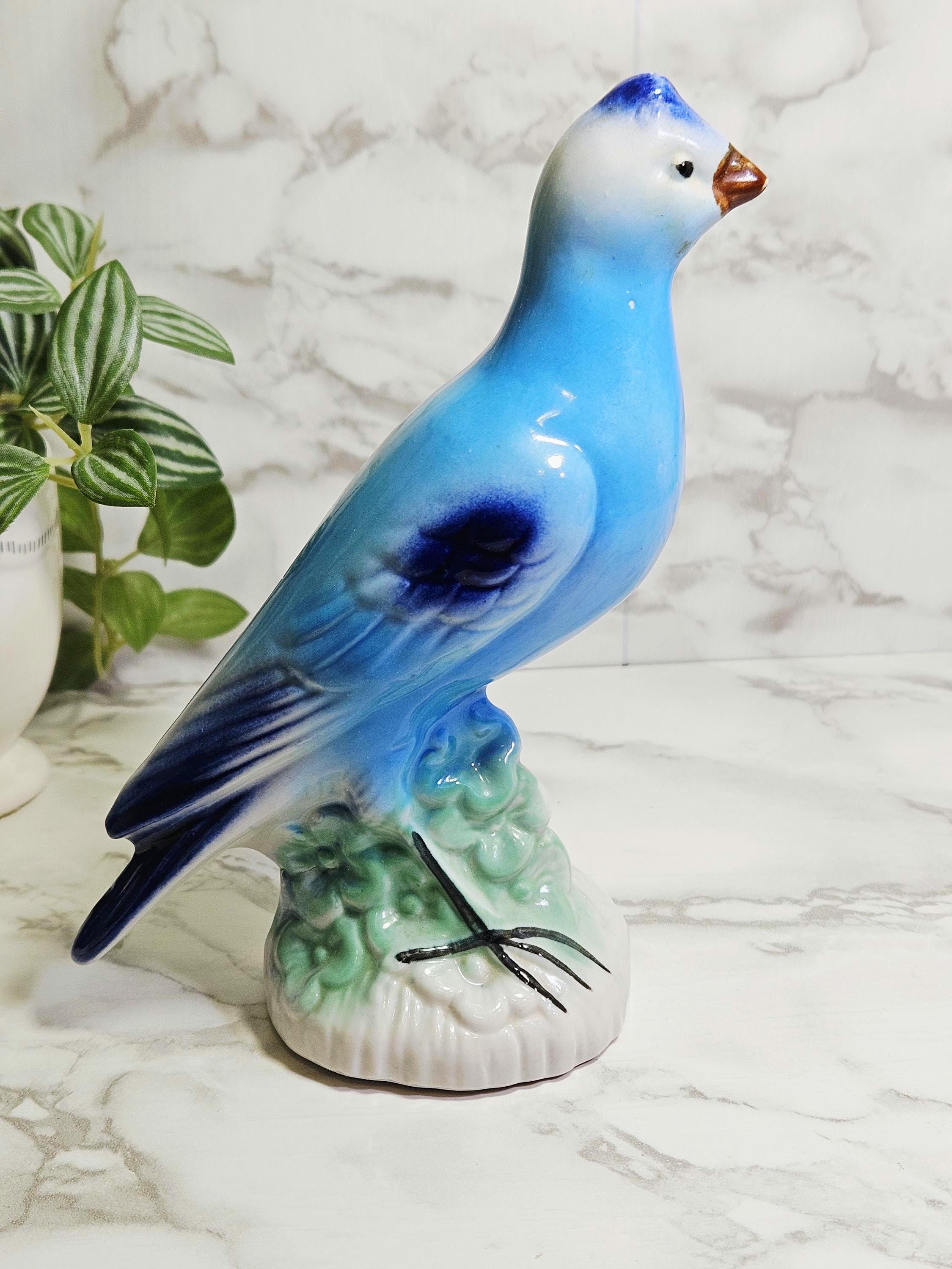 ヴィンテージ ブルー ダブ 磁器 鳥の置物 ブラジル - Etsy 日本