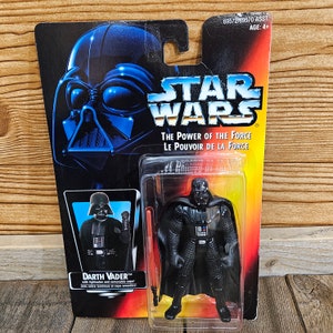 Vintage Star Wars Darth Vader Figurine: Power Of The Force, Removable Cape
