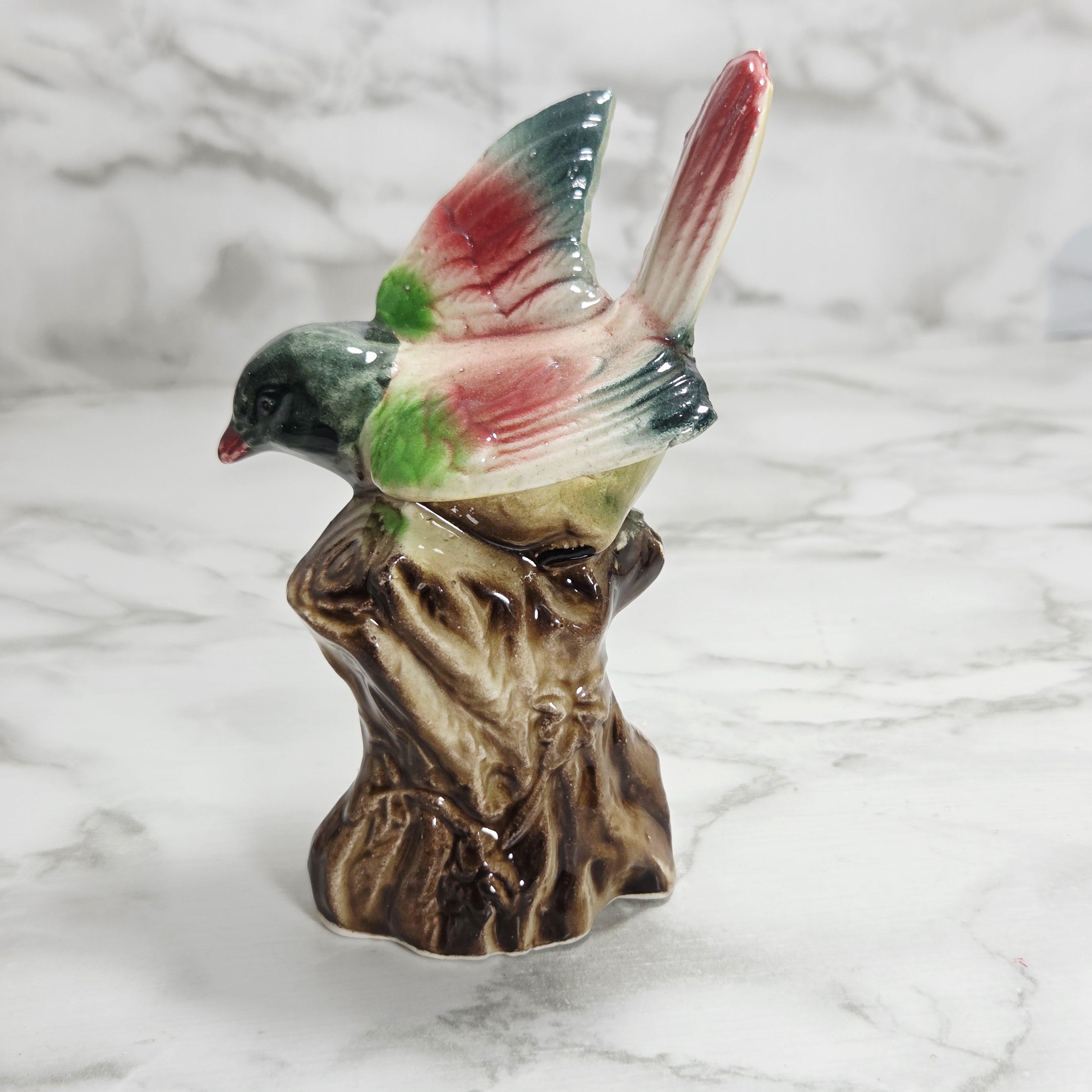 ヴィンテージ陶器製飛ぶ鳥の置物 - Etsy 日本