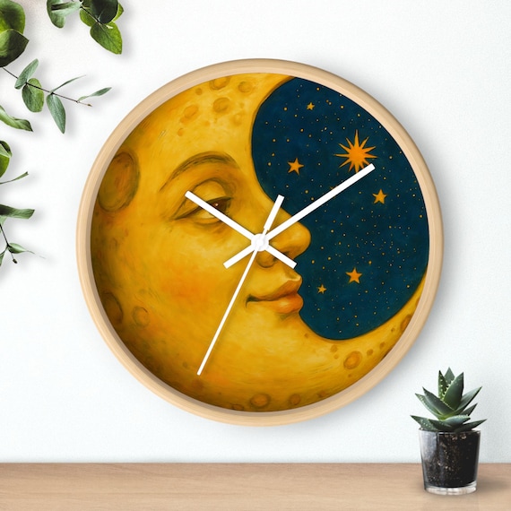 オンラインストア特売中 MOON Equipped Giant Wall Clock 16インチ
