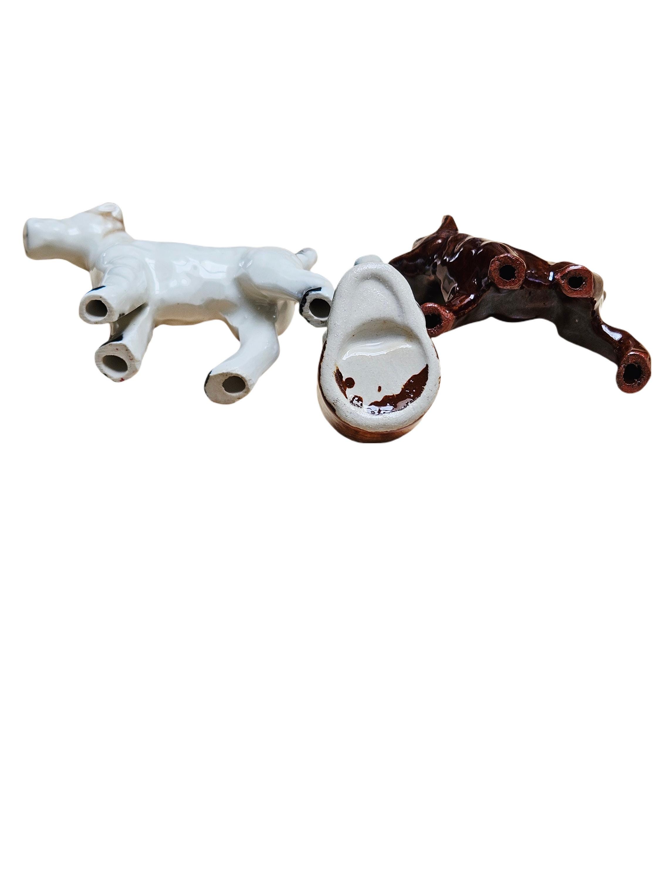 ヴィンテージ セラミック コレクター向け犬置物 3 体セット - Etsy 日本