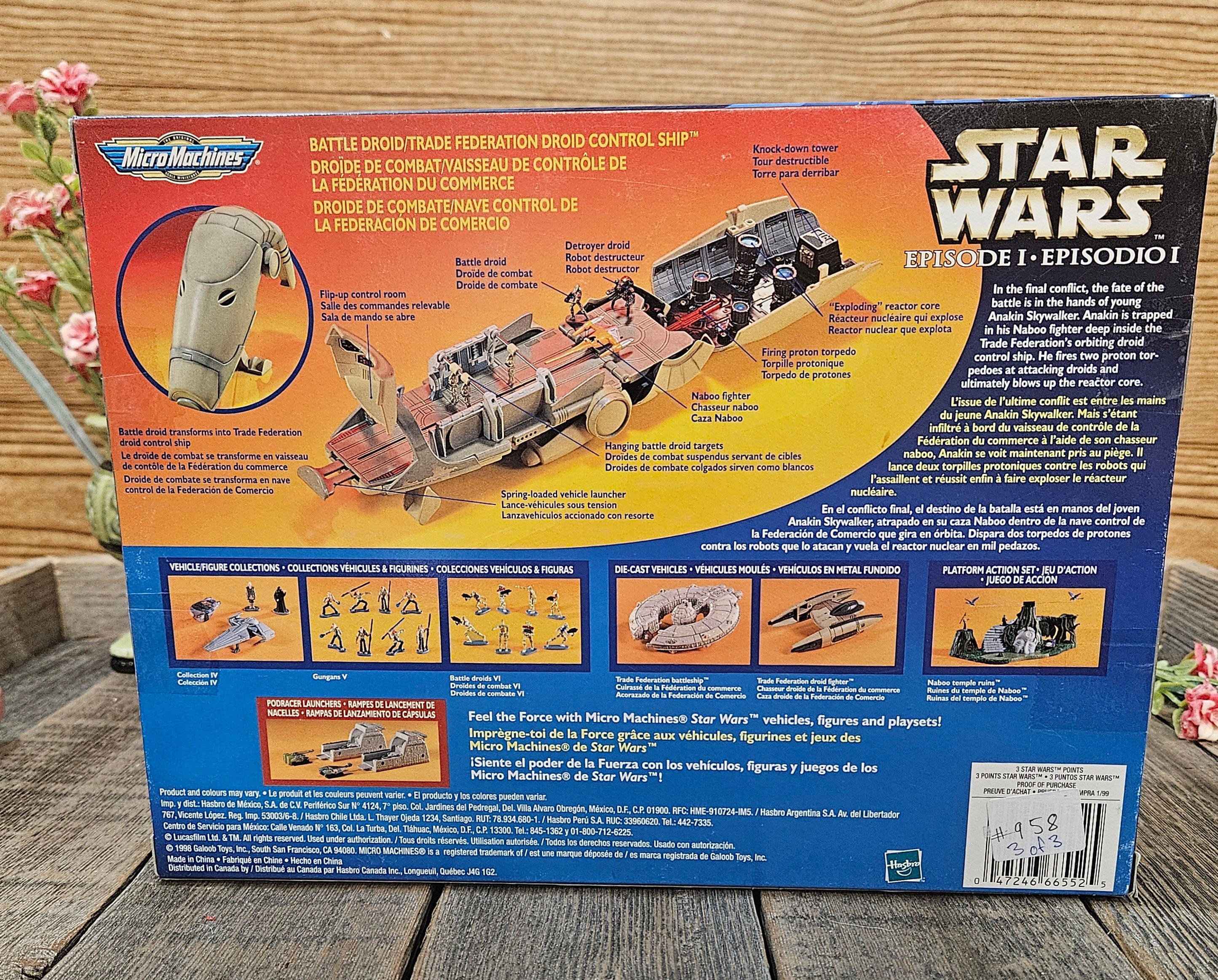 Micro Machines Star Wars Episode 1 Battle Droid/trade Federation 