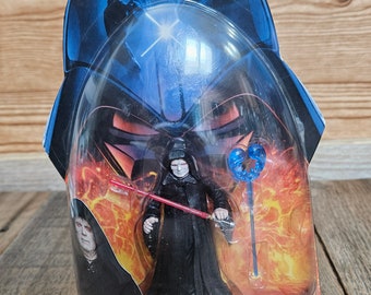 Star Wars Revenge of the Sith "Emperor Palpatine" Figurine With Light Saber