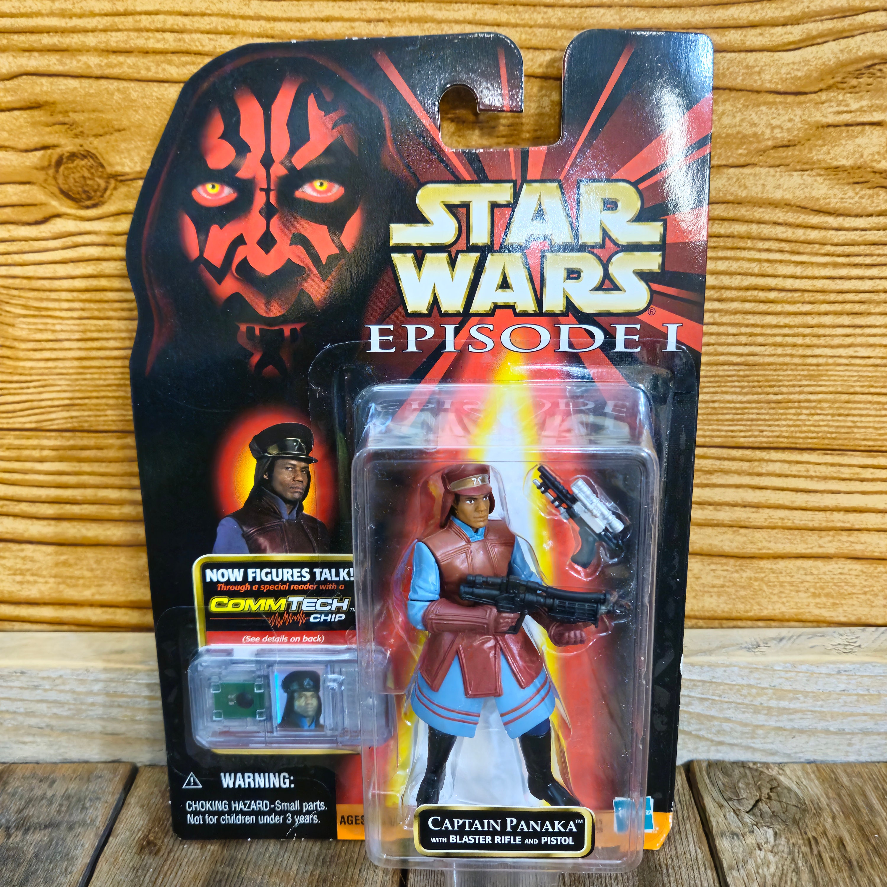 Star Wars Captain Panaka Action Figure With Blaster Rifle And Pistol