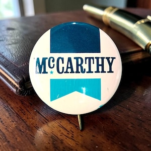 Vintage 1968 Eugene McCarthy Presidential Campaign Pinback Button