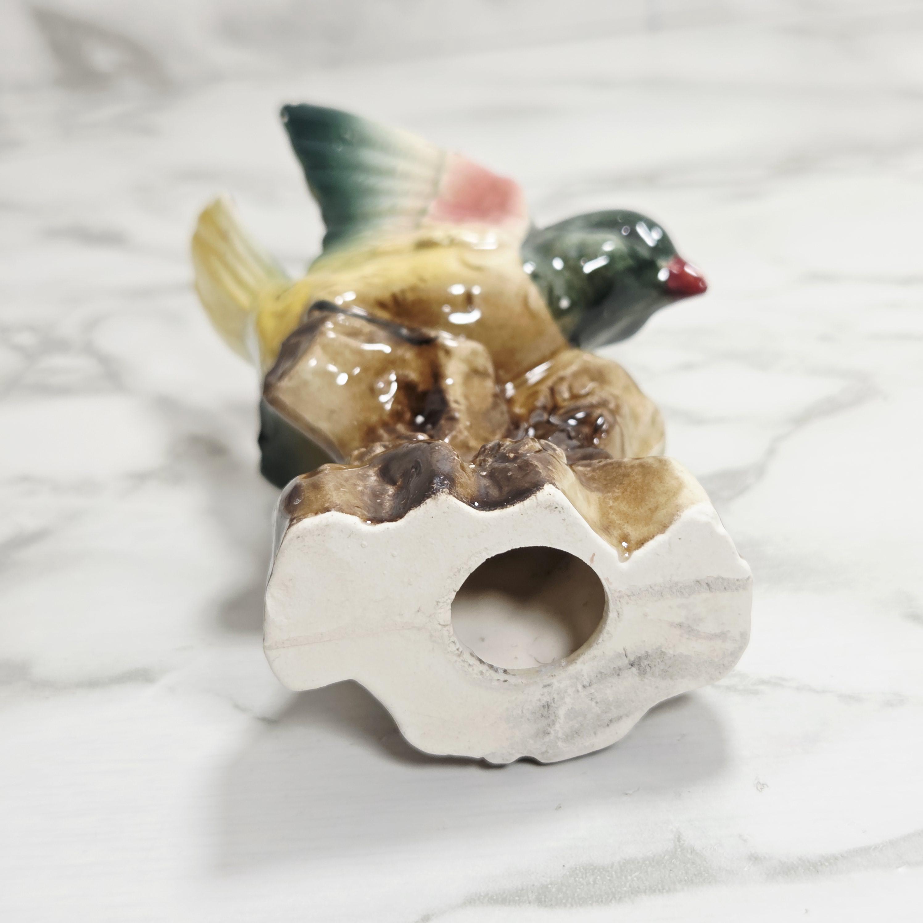 ヴィンテージ陶器製飛ぶ鳥の置物 - Etsy 日本