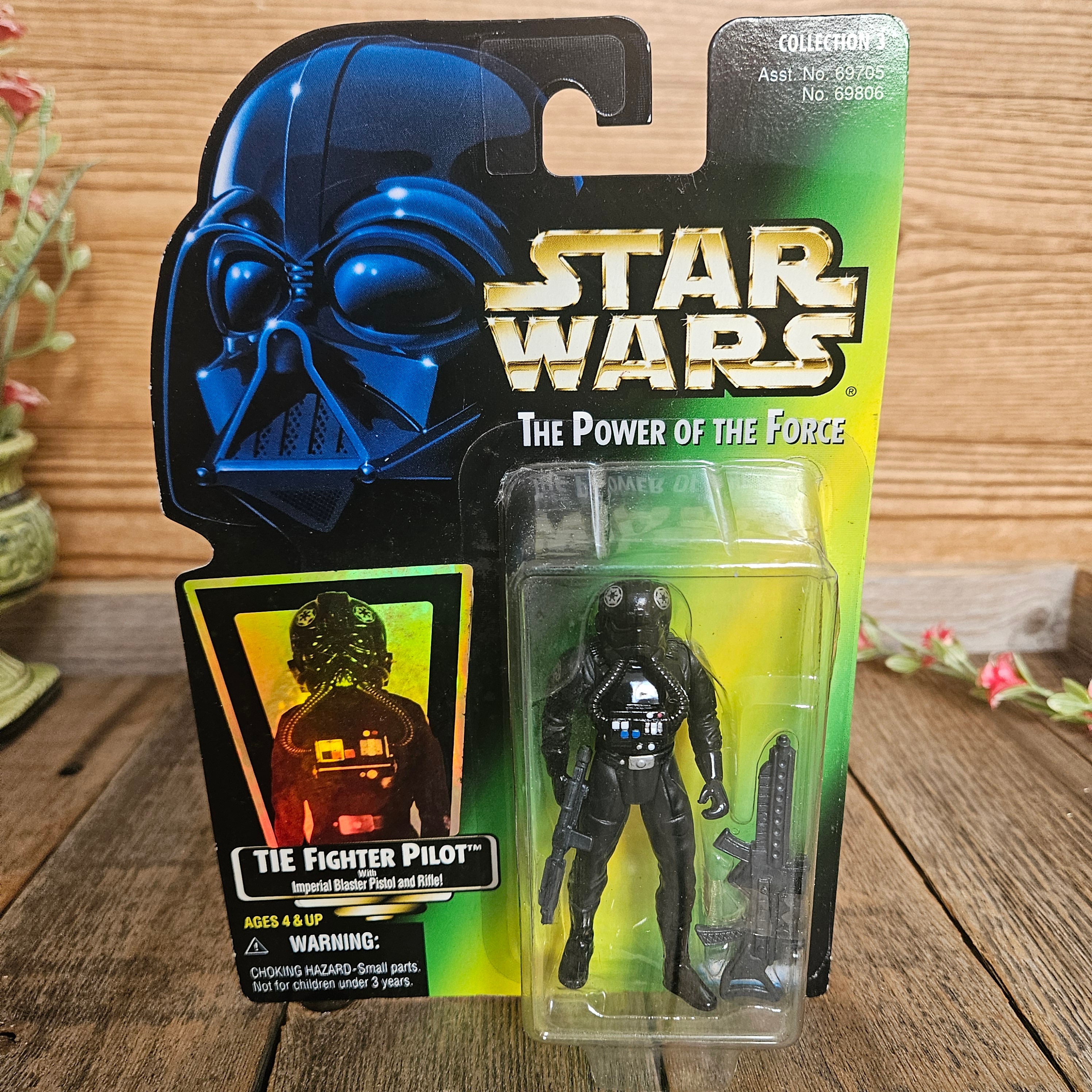 New Vintage Star Wars Power of the Force Tie Fighter Pilot - Etsy 日本