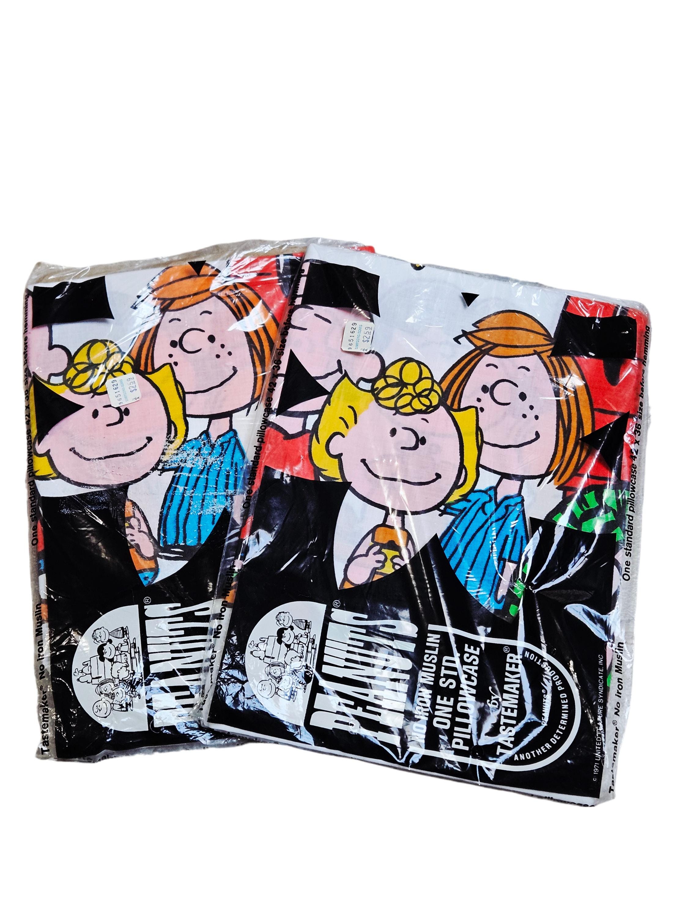 Vintage Peanuts Pillow Case - Etsy Vintage Peanuts Pillow Case - Etsy