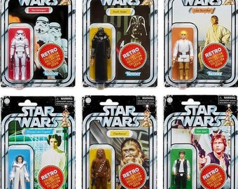 Un nouvel espoir Star Wars édition spéciale vintage, collection 6 figurines neuves dans la boîte