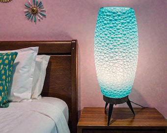 Lampe vintage Aqua Teak Atomic Bubble