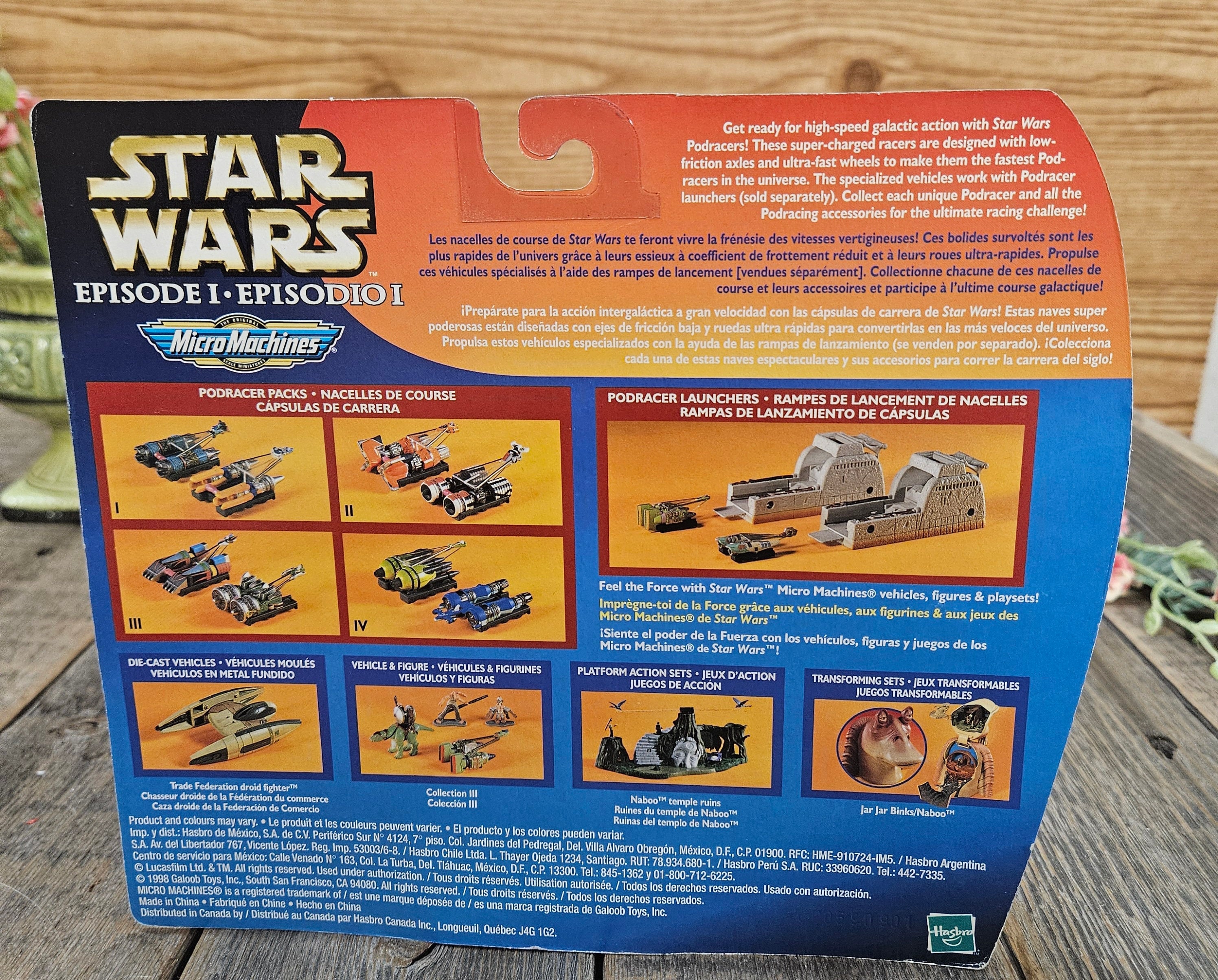 Vintage Star Wars Episode 1 Pod Racer Pack Micro Machines NIB - Etsy