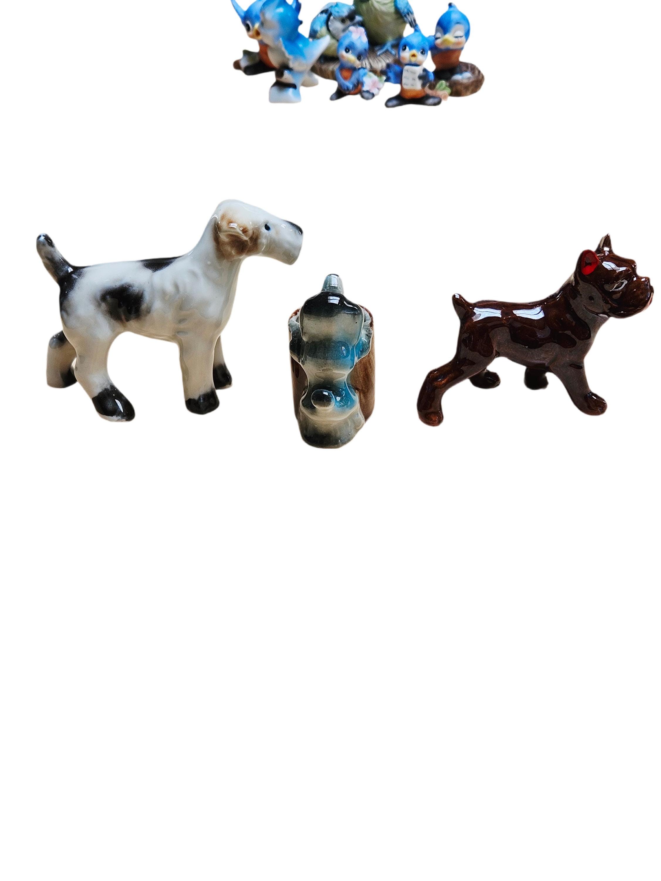 ヴィンテージ セラミック コレクター向け犬置物 3 体セット - Etsy 日本