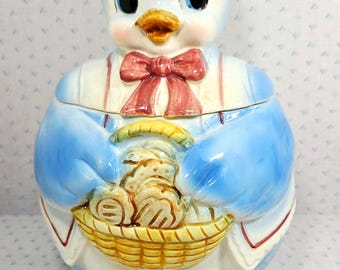 Vintage Bluebird Cookie Jar Kitchen Decor - Etsy