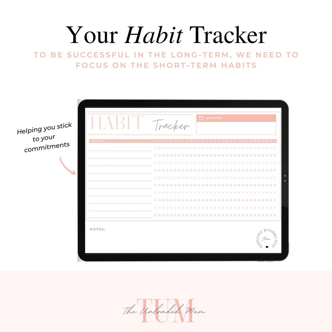Habit Tracker, Goals, Progress Tracker, Tracking, Habits, Self ...