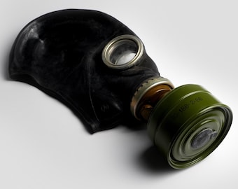 Soviet Military Gas Mask GP-5 | S.T.A.L.K.E.R. Survival Gear | Cold War Era Respiratory Protection Mask Civil Protivogaz-5
