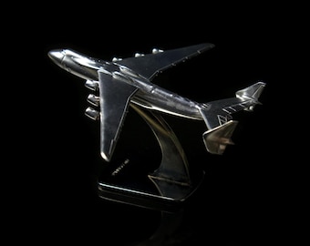 Unique Handmade Aircraft Skin An-225 Model: Luxury Gift for Office Home Decor - Aviation Art Decor Piece