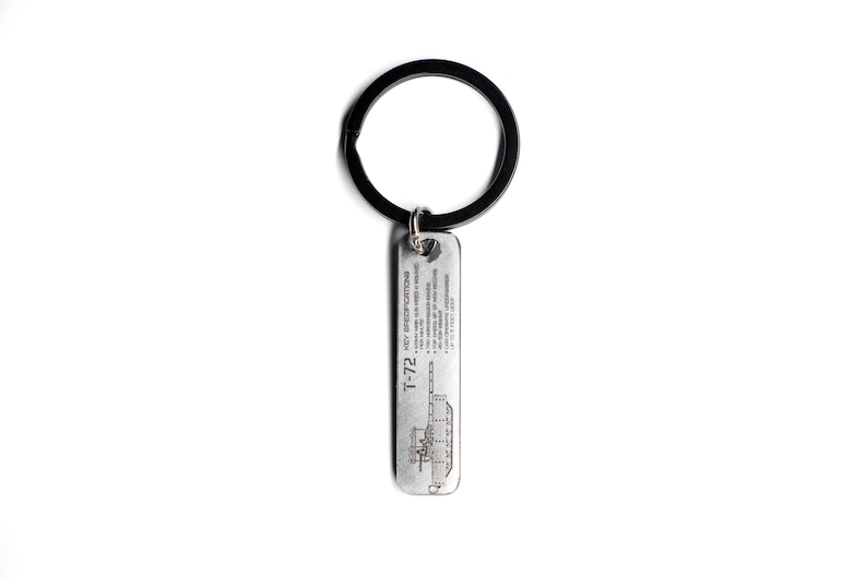 Tank Armor Keychain - Authentic T72 Tank Piece, Military Trophy, Combat ...