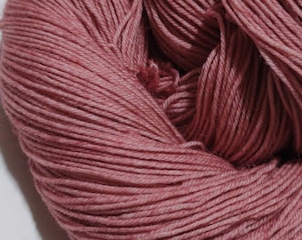 Hand dyed yarn ~ OOAK Autumn Rose 100g Superwash 75/25 BFL/nylon washable fingering / sock yarn