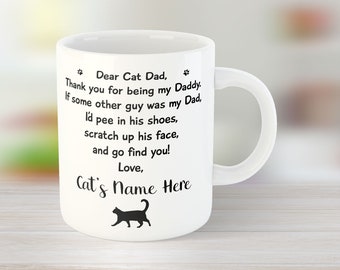 Cat Dad Mug Etsy