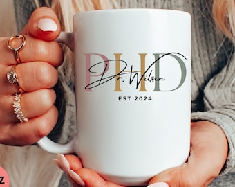 Ph.D. Graduation Gift, Doctorate Graduation Gift, Doctoral Gift Idea, PHD Graduate Gift, Dissertation Gift, Custom Doctor Gift For New PhD