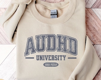 AUDHD-shirt, neurodivergente sweater, kleding voor autismebewustzijn, AUDHD-inclusieshirt, cadeau voor neurotypische mensen