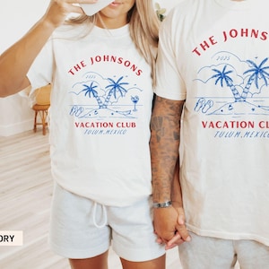 Comfort Colors Family Vacation Shirts, Custom Group Matching Tshirt, Personalized Family Beach Trip Shirt, Summer Family Reunion Tee