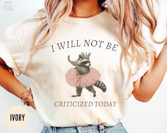 Unhinged Shirts, Funny Raccoon Shirt, Feral Girl Tee, Vintage Racoon Meme Tshirt, Raccoon Lover Gift, Baggy Raccoon Shirt, Dancing Raccoon