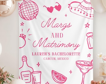 Margs & Matrimony Bachelorette Party Deko – Mexikanisches Motto-Set Mit Banner & Girlanden