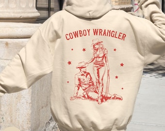 Sweat western, sweat à capuche cowboy wrangler, pull western cow-girl, sweat ranch fille, chemise de concert de rodéo, cadeau meilleur ami