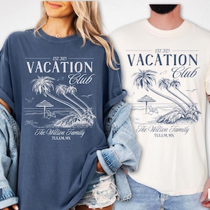 Personalized Family Vacation Shirts, Making Memories Together Family Matching Tshirt, Custom Family Beach Trip Shirt, Summer Family Tee