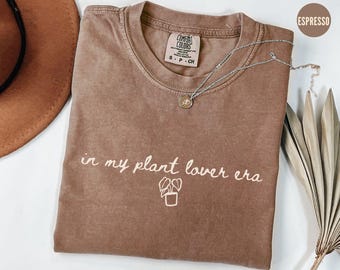 Comfort Colors® Pflanzen-Shirt, In meiner Pflanzenliebhaber-Era-T-Shirt, Gartenarbeit-T-Shirt, Gärtner-T-Shirt, Muttertags-Shirt für im Garten arbeitende Mutter Geschenk