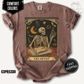Comfort Colors® Artist Shirt, Skeleton Tarot Card Art Teacher Gift, Dark Academia Art Lover Tee, Professional Painter  Halloween T-Shirt