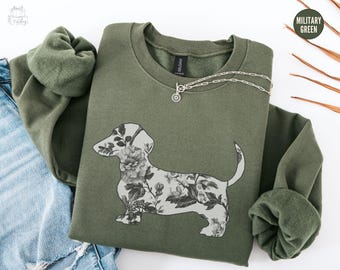 Toile Doxie Mama Dachshund Sweatshirt, Dachshund Crewneck, Dog Lover Mothers Day Sweater, Funny Pet Owner Gift, New Wiener Dog Shirt