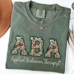 Comfort Colors Behavior Analyst Shirt, ABA Therapist, Behavior Specialist Shirt, Sped Teacher Gift, RBT Gifts, BCBA Tshirt,Mental Health Tee