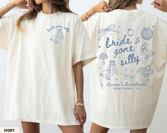 Grappig T-shirt voor de bruid met een gans erop, leuk T-shirt voor een vrijgezellenfeest, Comfort Colors®, bijpassende shirts voor de bruidsmeisjes, cadeaus voor bruidsmeisjes die van ganzen houden tijdens een meidenreis