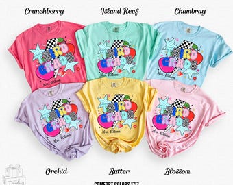 Komfort Colors® Lehrer der dritten Klasse T-Shirt, Retro T-Shirt der dritten Klasse, Geschenk für Lehrer der dritten Klasse, Grundschul-T-Shirt