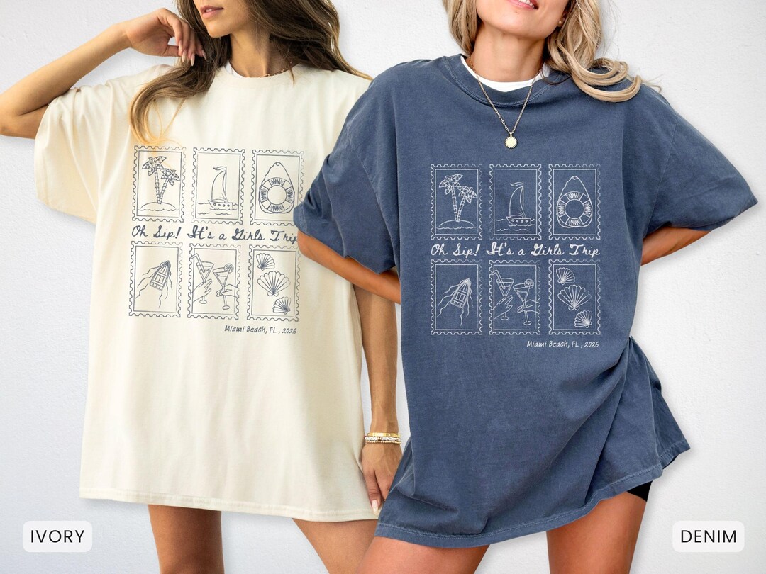 Custom Girls Trip 2026 Shirts Personalized Girl Vacation Weekend ...