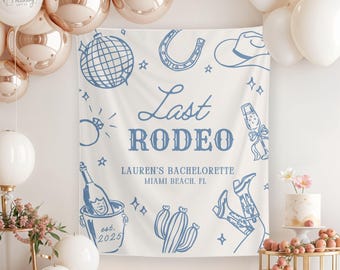 Decorazioni per addio al nubilato Last Rodeo, decorazioni