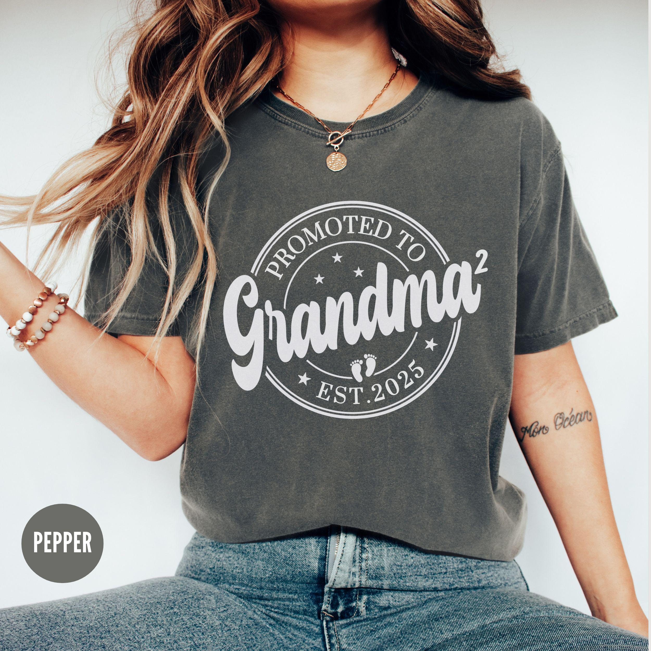Promoted To Grammy Est 2019 Baby Announcement Shirt Promoted To Grammy Est 2019 Baby Announcement Shirt
