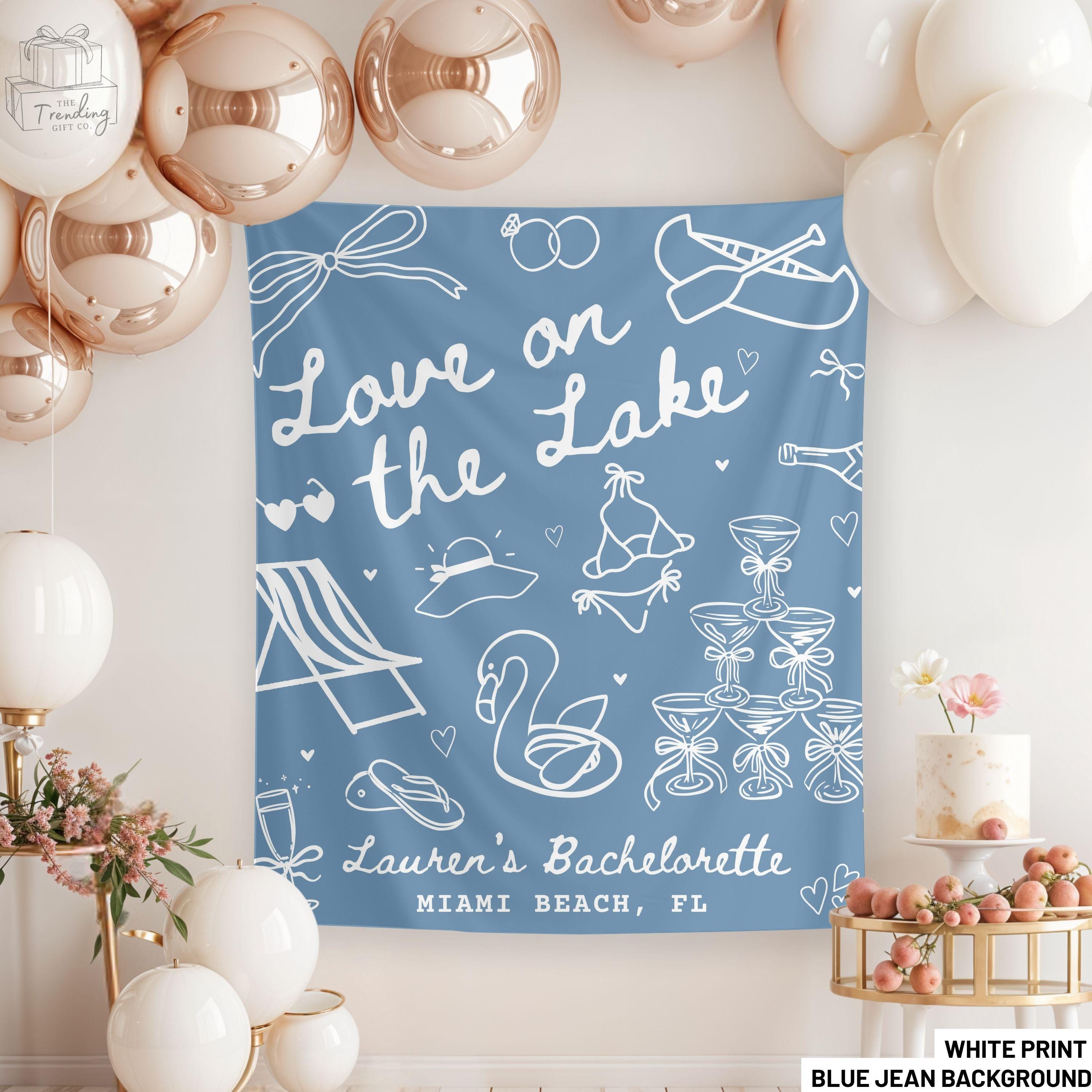 Cheereveal Striscione "Love Is An Adventure" A Tema Foreste E Campeggio Per Feste - 4