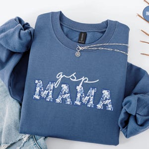 Toile Pointer Dog Mom Sweatshirt,German Shorthaired Shirt, GSP Crewneck,Floral Pointer Dog Mom Sweater, Mothers Day Gift, New Pet Owner Gift