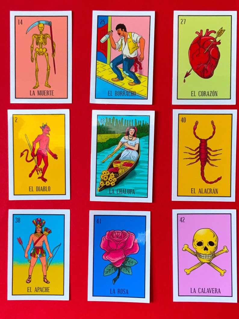 Loteria Stickers | Etsy