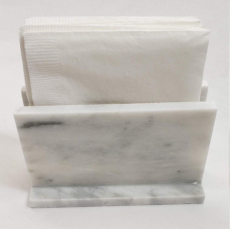 Marble Napkin Holder Stone Envelope Holder Rustic Kitchen Etsy