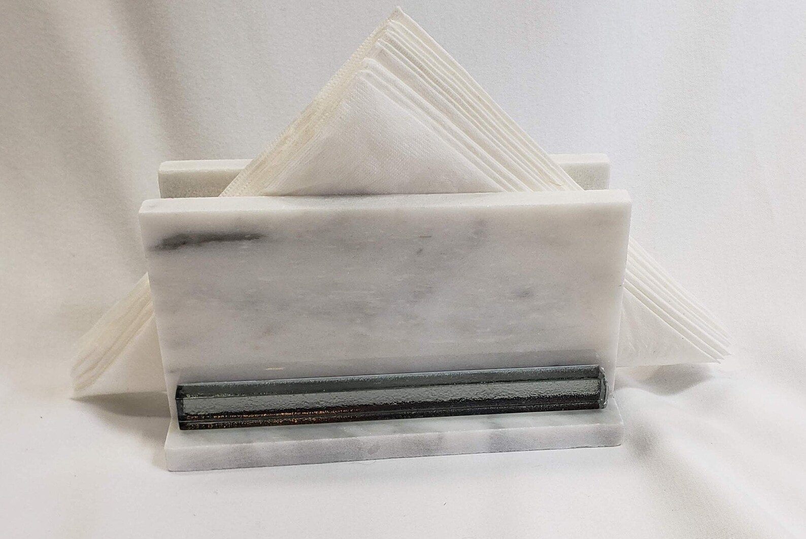 White Marble Napkin Holder Decorative Stone Envelope Holder Etsy