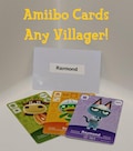 Animal Crossing Replica Amiibo Cards Any Villager